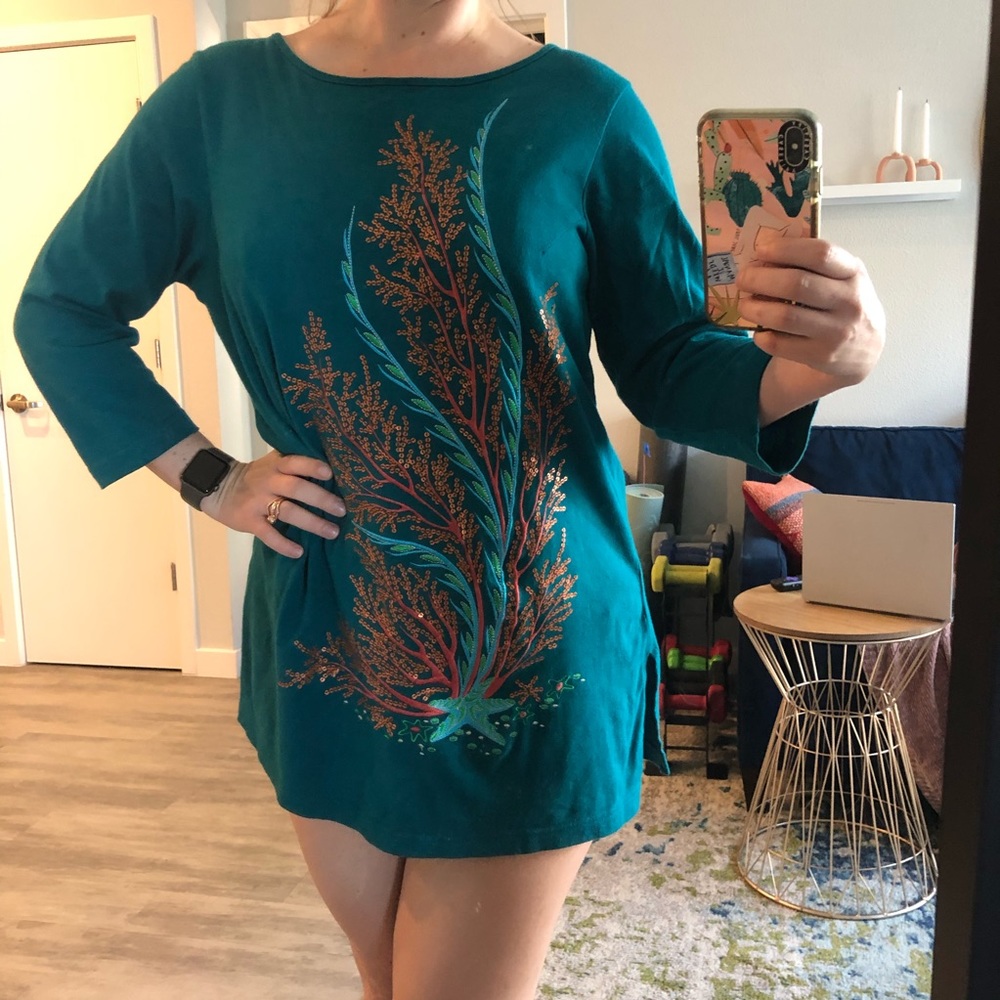 Bob Mackie Designer Shirt Dress